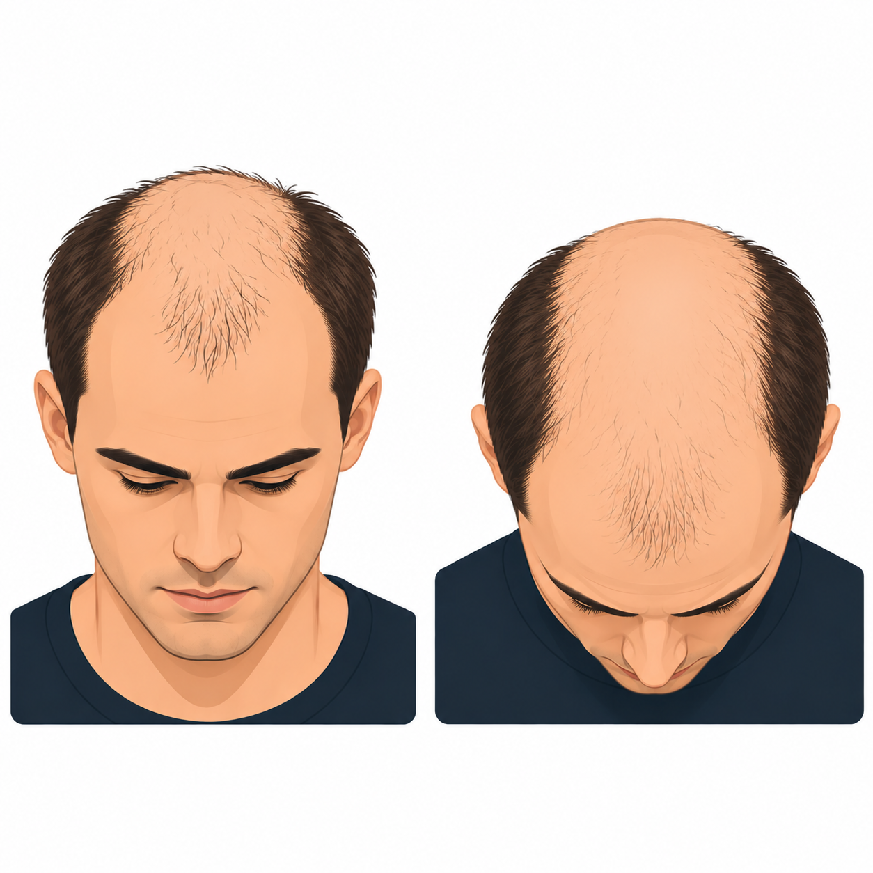 Advanced hair thinning